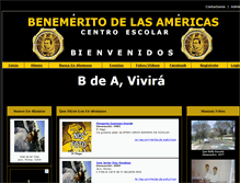 Tablet Screenshot of benemeritoexalumnos.com